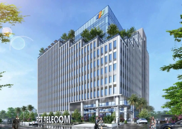 Eurowindow trúng thầu thi công hệ cửa và vách nhôm kính dự án FPT Telecom Tower