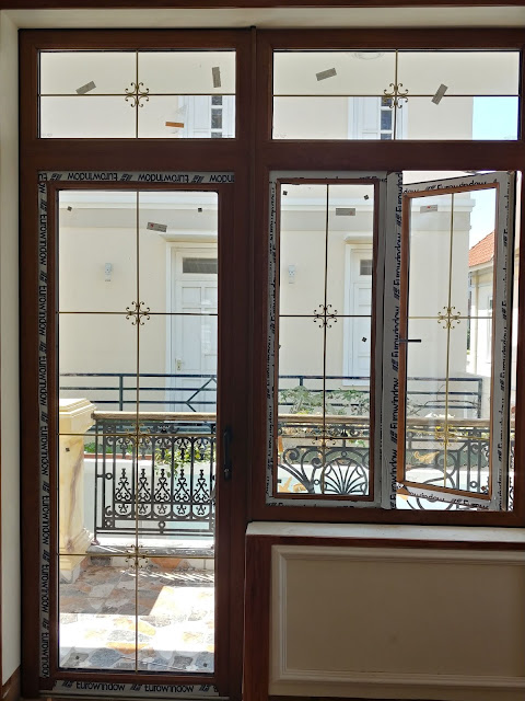 Cửa nhựa uPVC Kommerling dán laminate Cửa nhựa uPVC Kommerling dán laminate