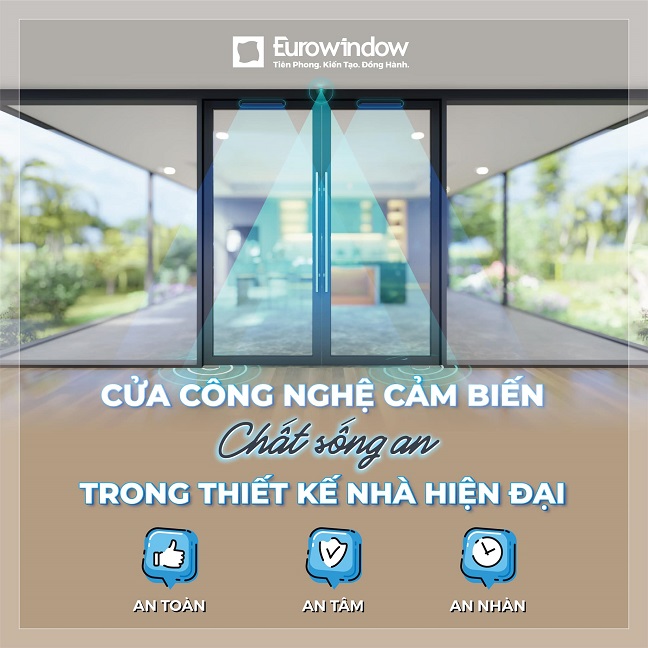 Cửa tự động Eurowindow cho nhà ở và biệt thự