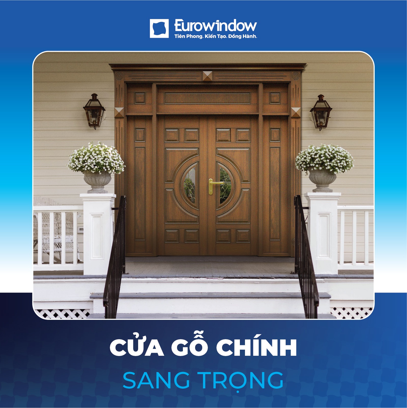 Cửa gỗ chính sang trọng Cửa gỗ chính sang trọng