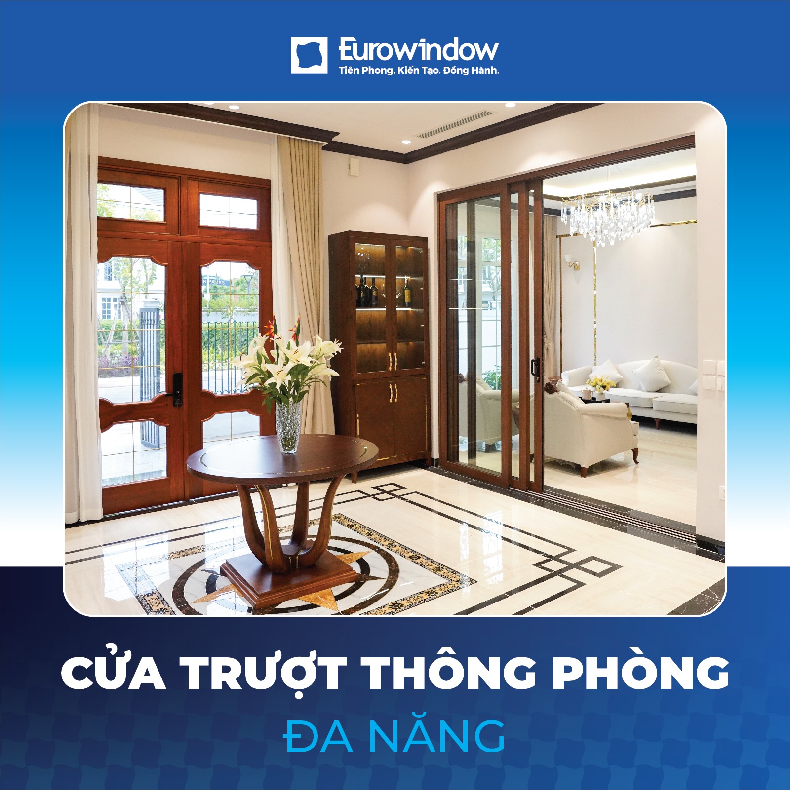 Cửa trượt thông phòng đa năng Cửa trượt thông phòng đa năng