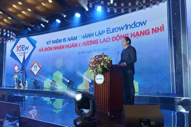Eurowindow nhận huân chương hạng nhì Eurowindow nhận huân chương hạng nhì