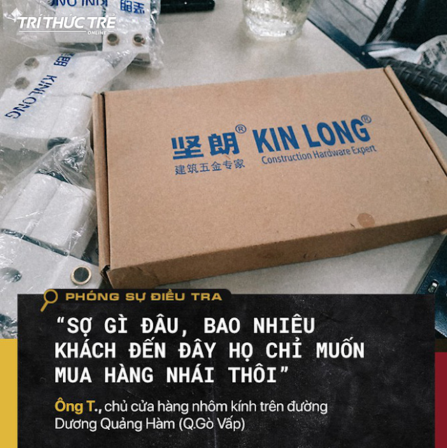 Công khai bán phụ kiện KIN LONG giả
