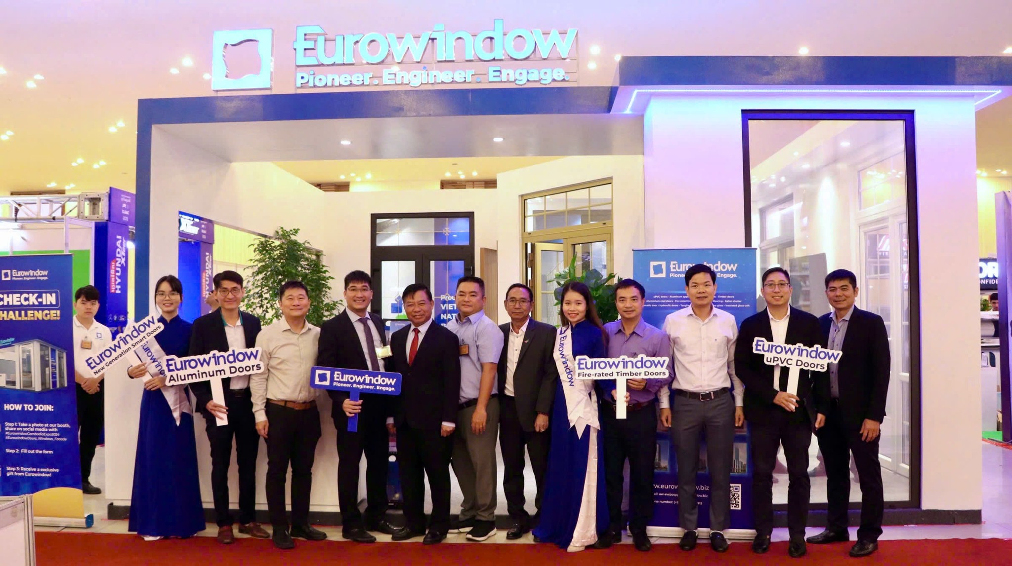 Eurowindow Tại Triển Lãm Công Nghiệp Xây Dựng Quốc Tế Campuchia 2024